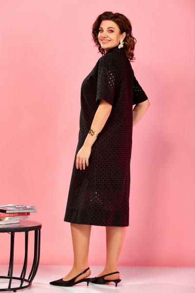 Платье AVA fashion М-180 черный - фото 8