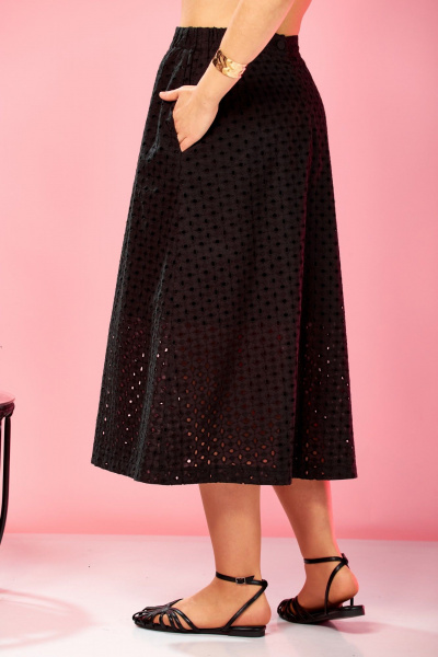 Жакет, юбка AVA fashion М-182 черный - фото 12