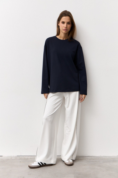 Джемпер Luitui R5077 темно-синий - фото 1