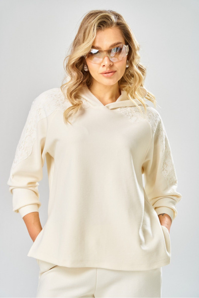 Брюки, джемпер Диомант 2147 экрю - фото 12