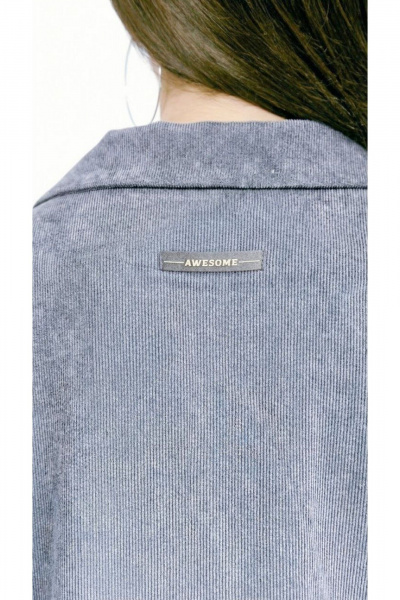 Жакет, юбка ZigzagStyle 608 серо-голубой - фото 13