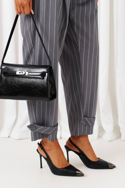 Брюки, жакет Beautiful&Free 6435 светло-серый_в_полоску - фото 7