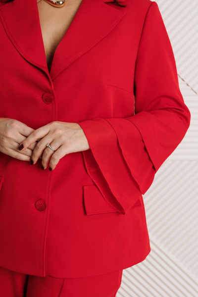 Брюки, жакет Mubliz 226 красный - фото 7