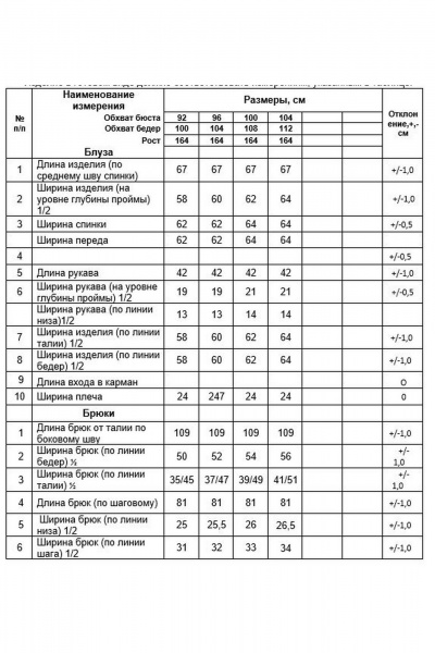 Блуза, брюки Alani Collection 2447 серый - фото 5
