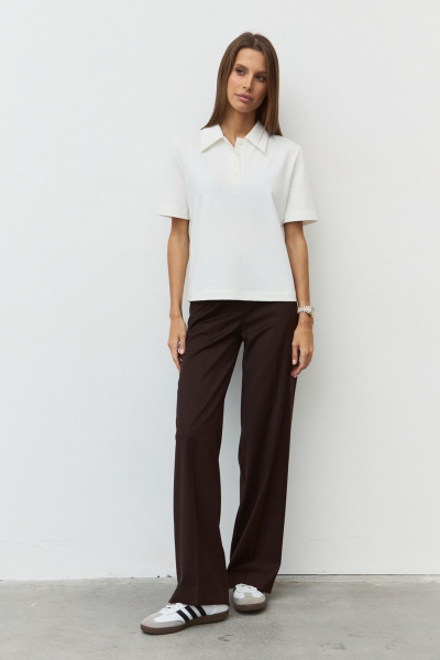 Джемпер Luitui R5083 молочный - фото 4