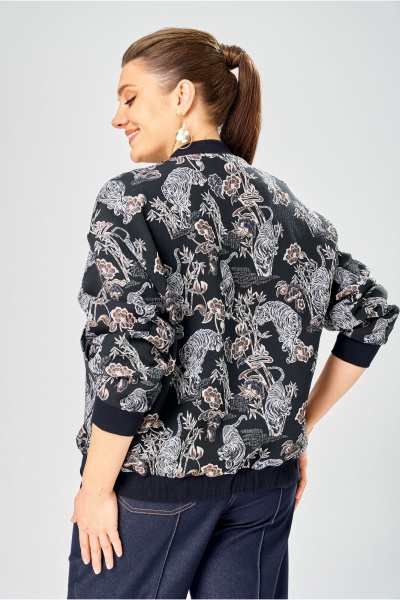 Бомбер Bonna Image 1025/1 синий - фото 7