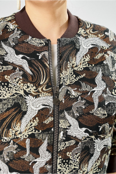 Бомбер Bonna Image 1025/2 коричневый - фото 8