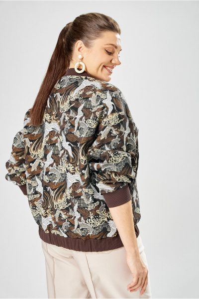 Бомбер Bonna Image 1025/2 коричневый - фото 3