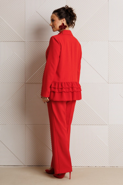 Брюки, жакет Mubliz 311 красный - фото 7