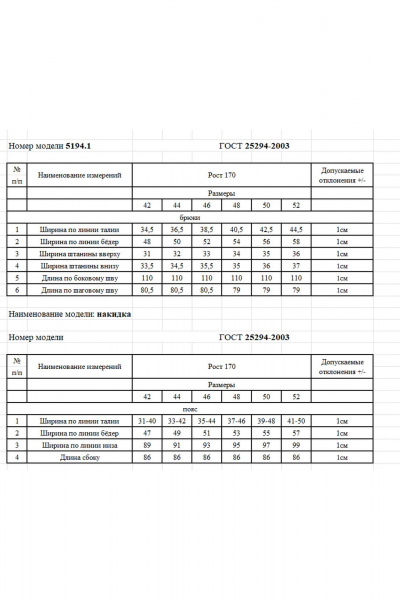 Брюки, жакет Rivoli 9037 - фото 5