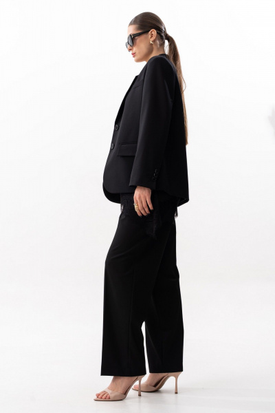 Брюки, жакет SILVERSPICE S-1634  черный - фото 3