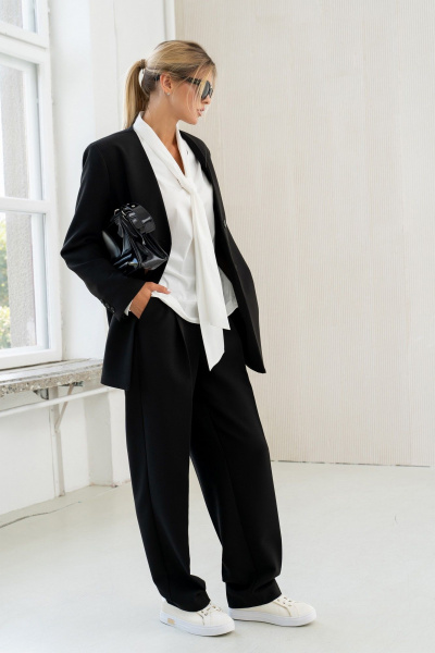 Брюки SILVERSPICE S-3628 черный - фото 5