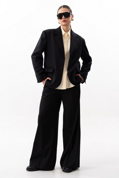 Брюки, жакет SILVERSPICE S-1635 черный - фото 1