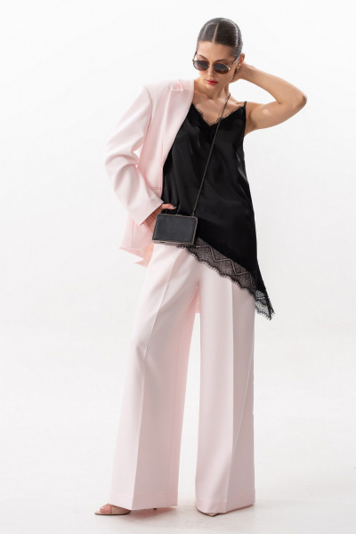 Топ SILVERSPICE S-7635 черный - фото 2