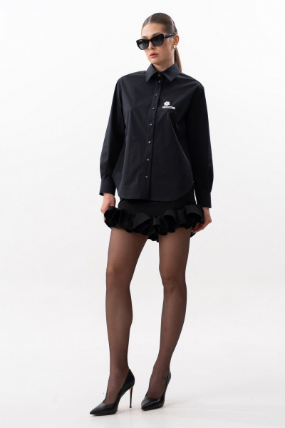 Блуза SILVERSPICE S-7632  черный - фото 1