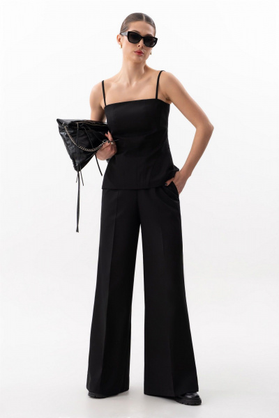 Топ SILVERSPICE S-7633 черный - фото 2