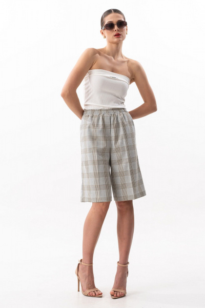 Шорты SILVERSPICE S-3629 клетка - фото 1