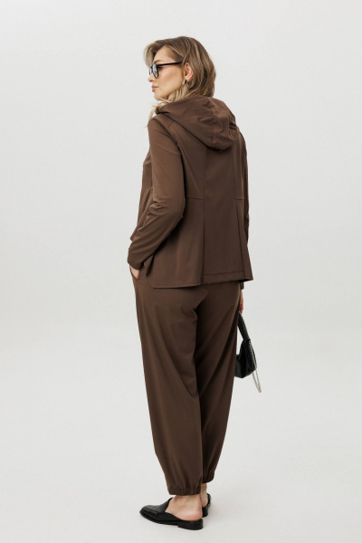 Брюки, куртка, топ Fantazia Mod 5370 коричневый - фото 8