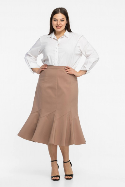 Юбка Avila 0977 бежевый - фото 6