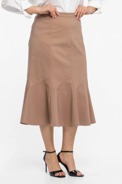 Юбка Avila 0977 бежевый - фото 2