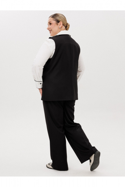 Брюки, жилет AVA fashion М-175 черный - фото 10