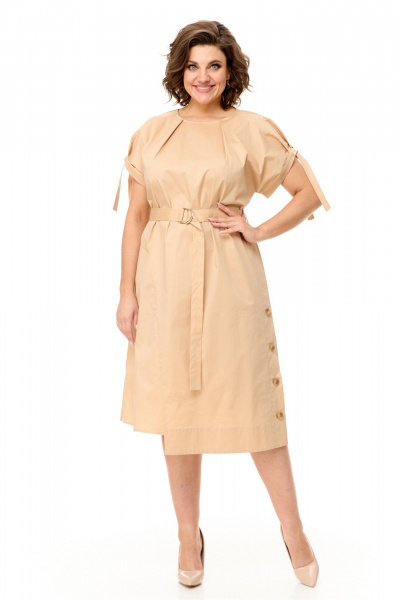 Платье Abbi 1026 пудра - фото 1