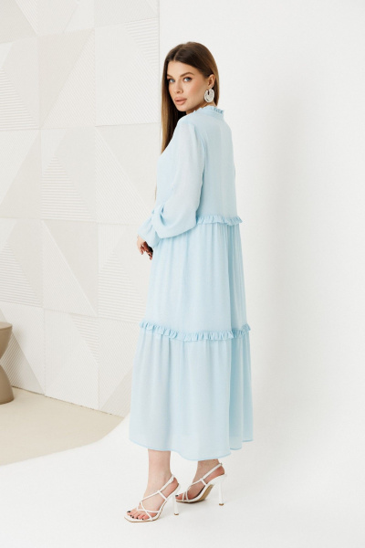 Платье Ambera Style 1130-2 голубой - фото 5
