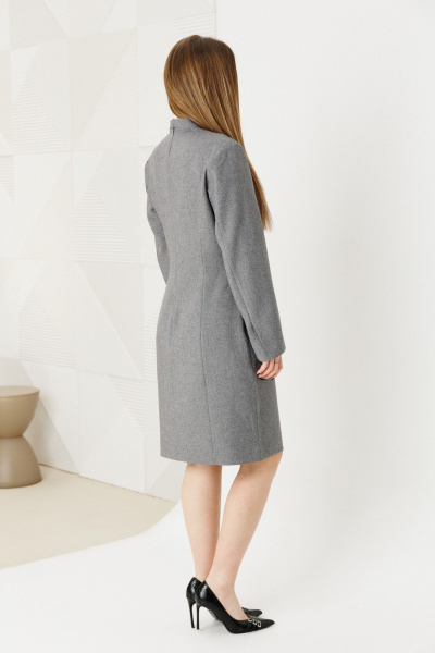 Платье Ambera Style 1139 серый - фото 7