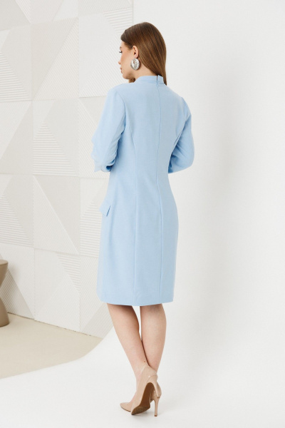 Платье Ambera Style 1139-1 голубой - фото 6