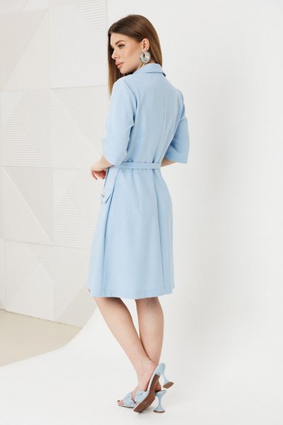 Платье Ambera Style 1140 голубой - фото 6