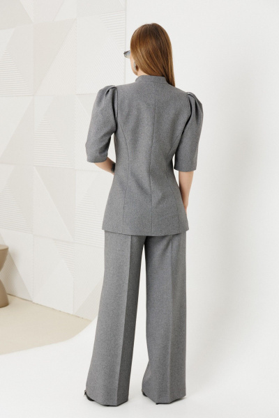 Брюки, жакет Ambera Style 2149-1 серый - фото 9