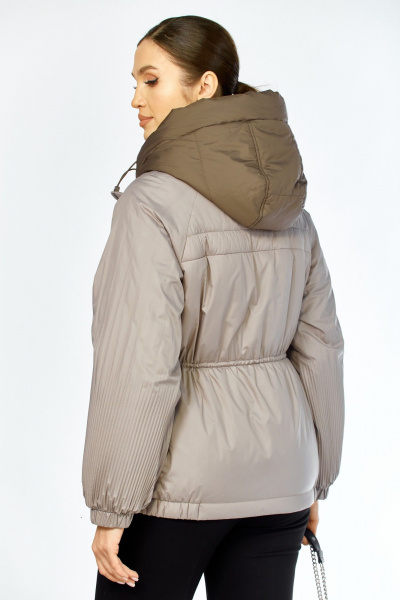 Куртка Shetti 2213 бежево-серый - фото 9
