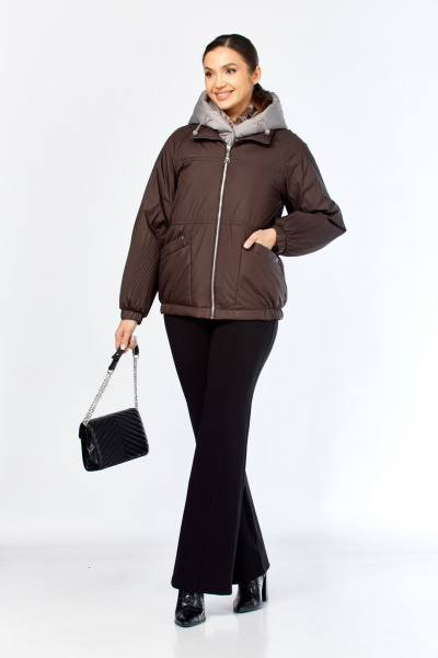 Куртка Shetti 2213 шоколад - фото 7