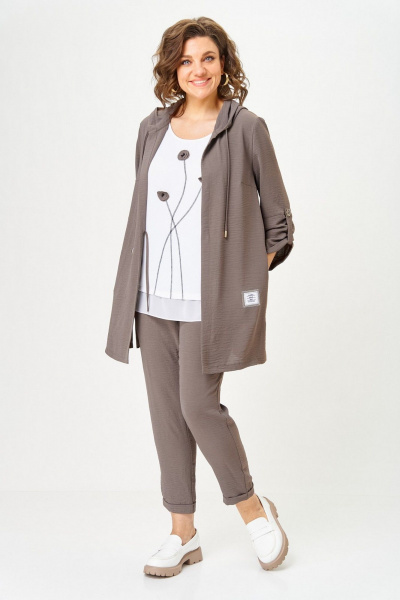 Брюки, кардиган, топ Svetlana-Style 1527 мокко - фото 10