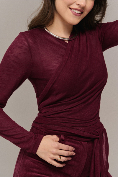 Джемпер JRSy 2660 вишня - фото 3