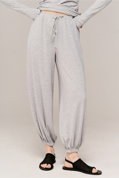 Брюки JRSy 2664 серый_меланж - фото 2