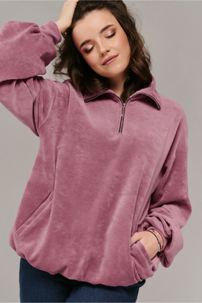 Джемпер JRSy 2669 пыльно-розовый - фото 5