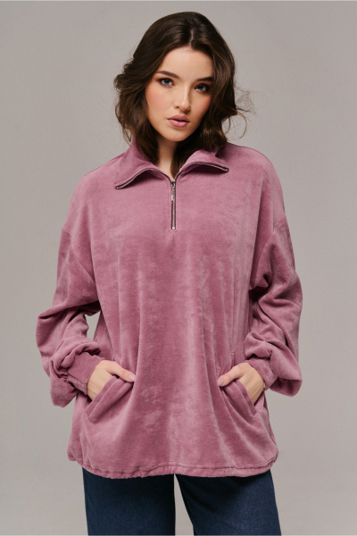 Джемпер JRSy 2669 пыльно-розовый - фото 1