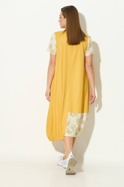 Платье Koketka i K 858 желтый - фото 3