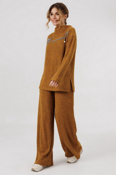 Брюки, джемпер Faufilure C1553 оранж - фото 1