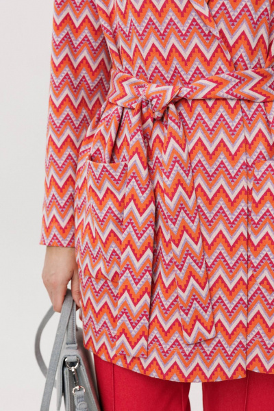 Брюки, кардиган Fantazia Mod 5394 красный - фото 4