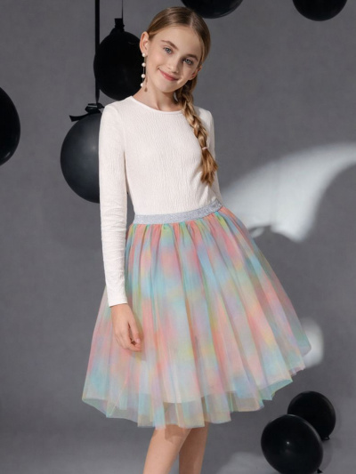 Платье Mark Formelle 157829/22/ОБР25126П-16 молочный_радуга_010.2_Сублимация_полотна - фото 1