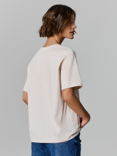 Футболка Mark Formelle 112678/25-39329Ц-0 льняной_тампопечать - фото 2