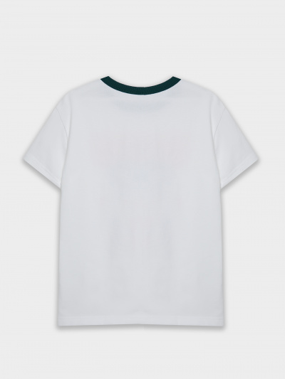 Футболка Mark Formelle 113453/24-31579П-0 белый_печать1_3_сл_на_пол_ТП - фото 2