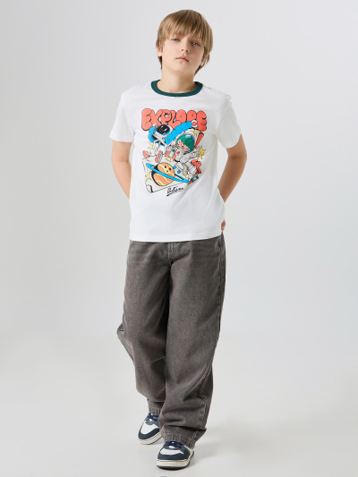 Футболка Mark Formelle 113453/24-31579П-0 белый_печать1_3_сл_на_пол_ТП - фото 3