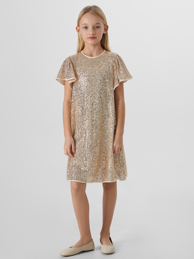 Платье Mark Formelle 157975/25-37592Ц-16 золотистые_пайетки - фото 1