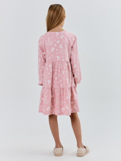 Платье Mark Formelle 157985/25-39814П-0 лесные_животные_на_п.розовом - фото 2