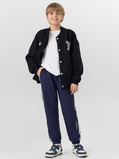 Брюки Mark Formelle 183416/25-39240П-7 полуночно_синий_печать_1_сл_на_ЛВ_дет_пер - фото 1