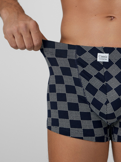 Трусы Mark Formelle 411230/25-4986П-5 клетка_на_глубоком_синем - фото 3