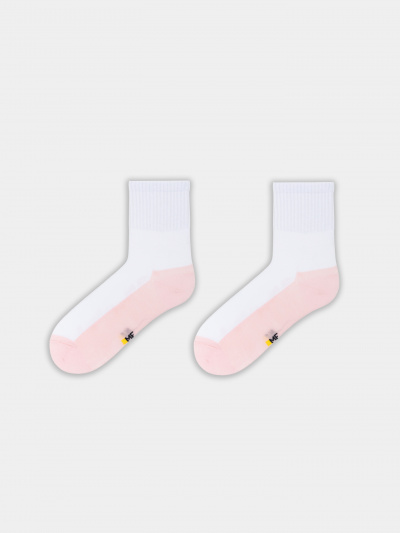 Носки Mark Formelle 444K-3078/B4-25444K белый_розовый_рис.3078 - фото 2